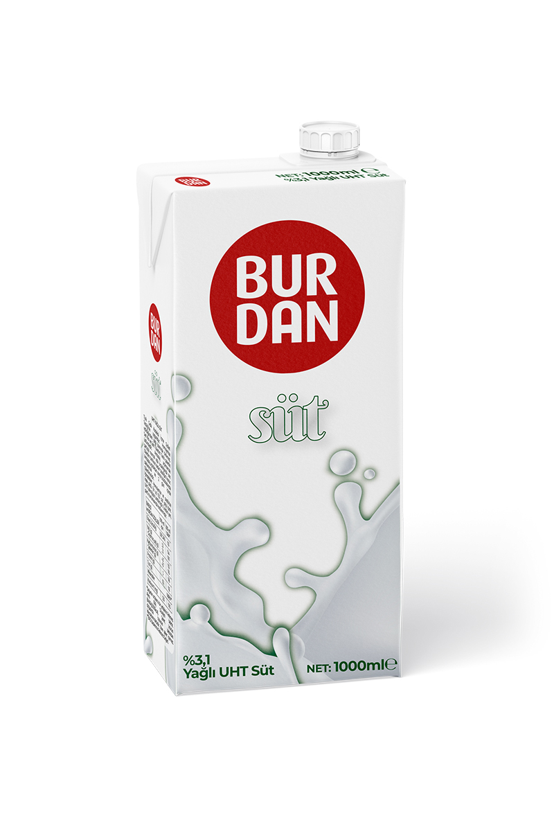 Burdan Yağlı Süt 1 L Burdan Yağlı Süt 1 L