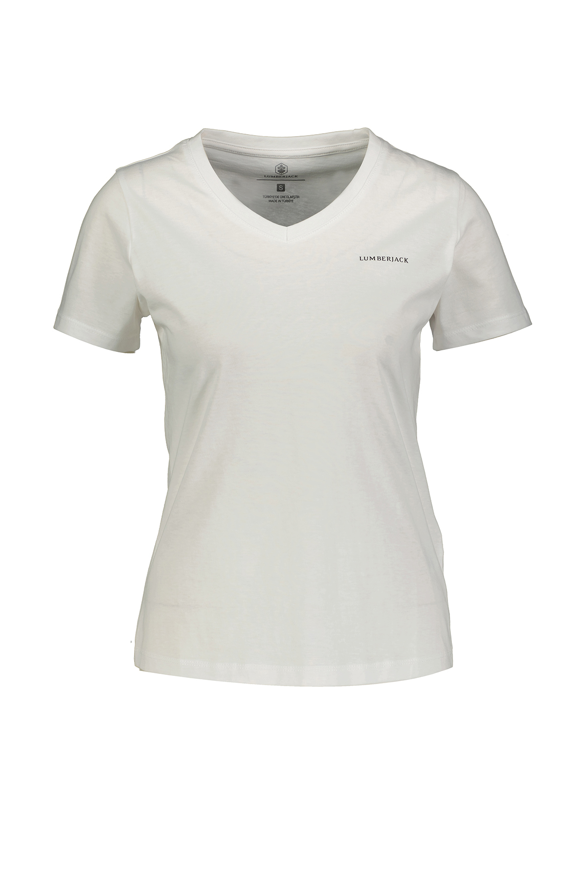 Lumberjack Kadın Tişört BASIC CT126 BEYAZ