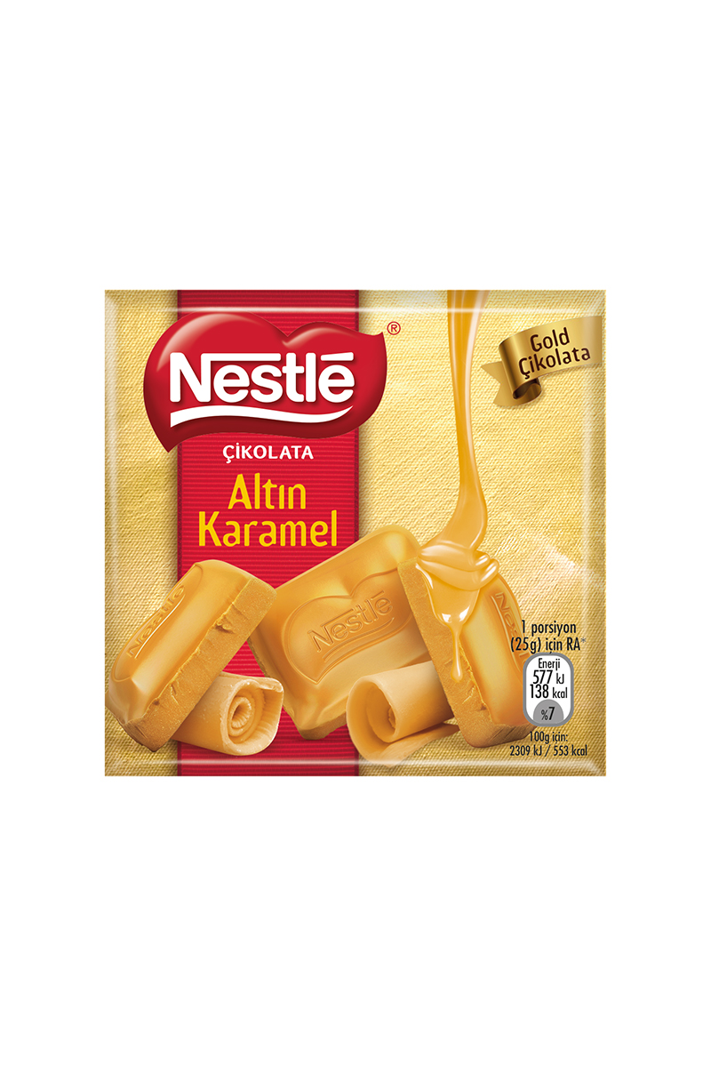 Nestle Altın Karamel Çikolata 60 G Nestle Altın Karamel Çikolata 60 G