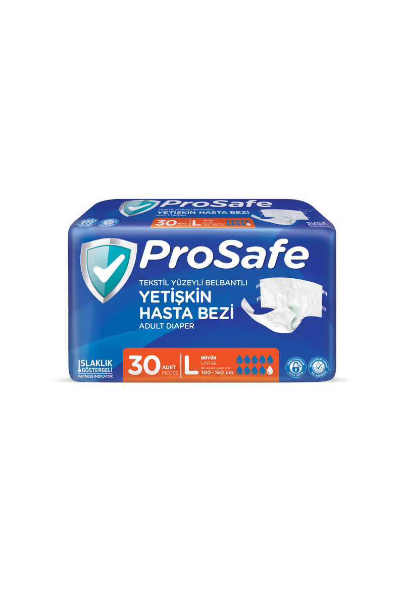Prosafe Belbantlı Hasta Bezi Büyük 30'lu Prosafe Belbantlı Hasta Bezi Büyük 30'lu