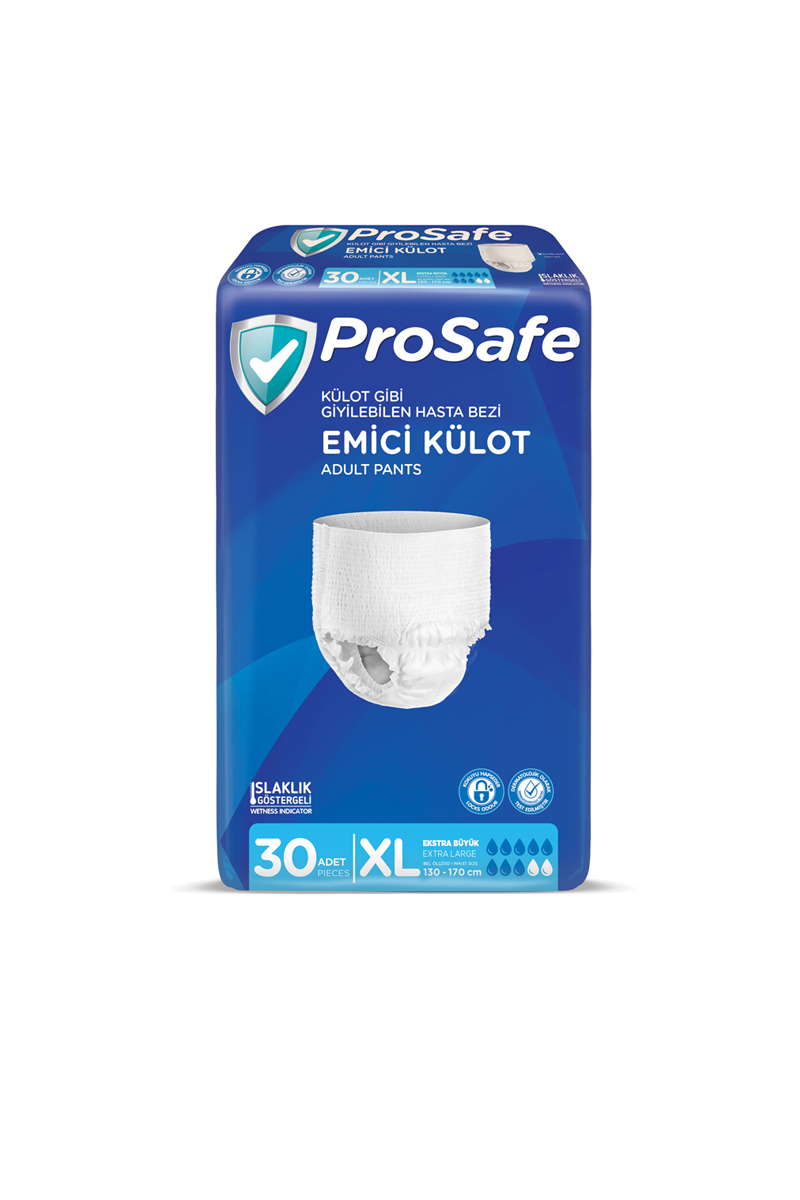 Prosafe Emici Külot Hasta Bezi Ekstra Büyük 30'lu Prosafe Emici Külot Hasta Bezi Ekstra Büyük 30'lu