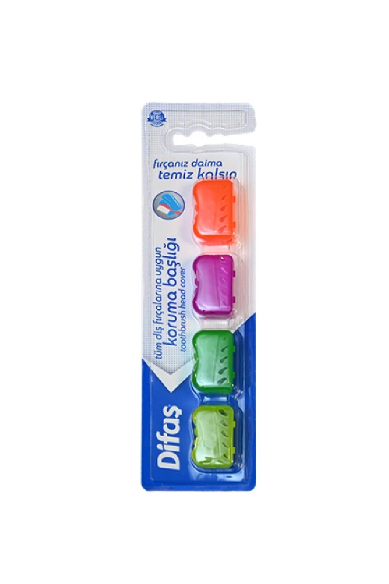 Difaş Diş Fırça Kepi 4'lü