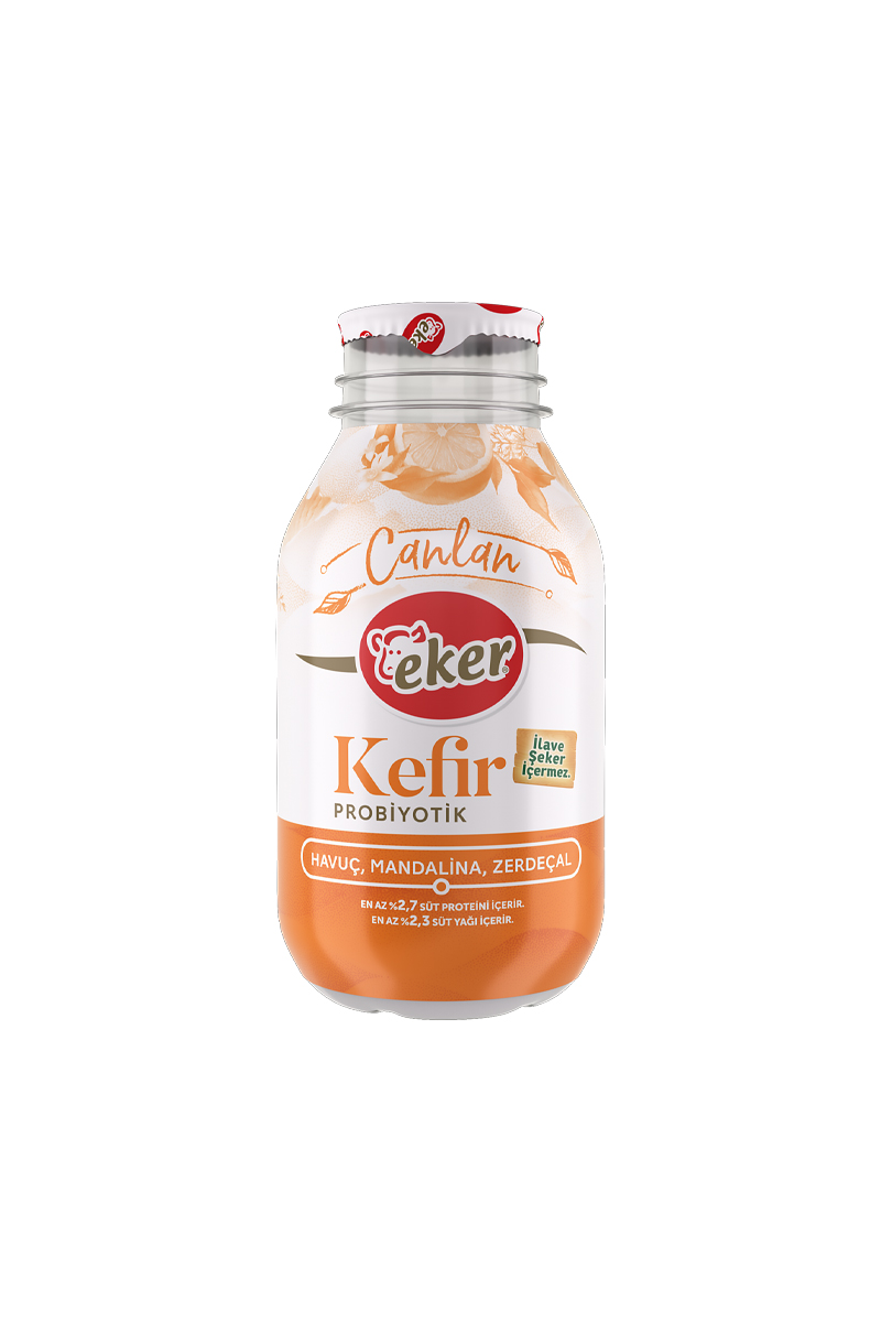 Eker Kefir Detoks 290 Ml (Havuç-Zerdecal-Mandalina)