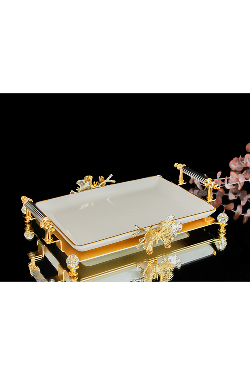 Sembol Porselen Dikdörtgen Sunumluk 20x28x6 cm