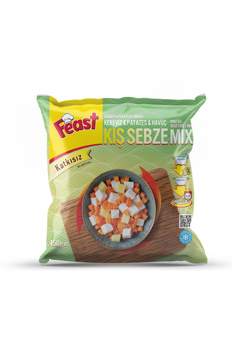 Feast Sebze Mix 450 G
