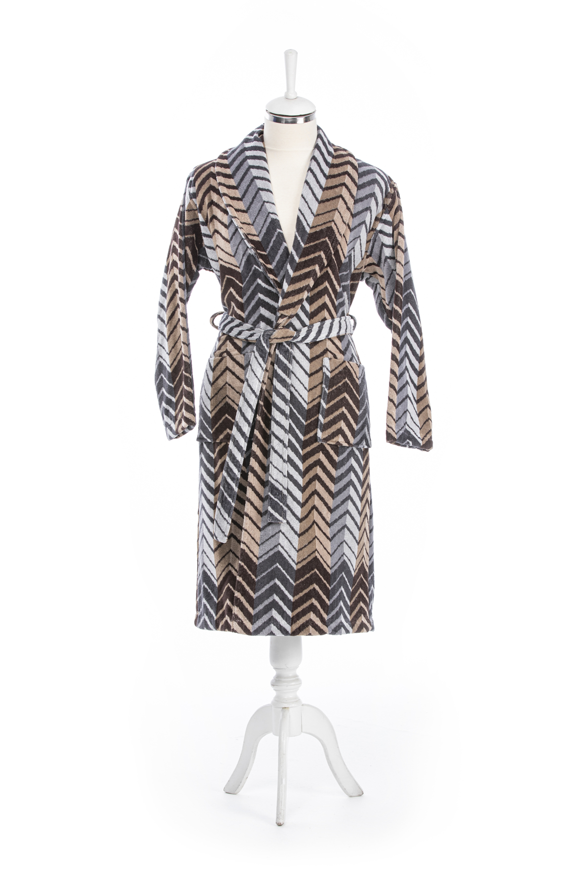 Özdilek Hawai Eclectic Kadife Şal Yaka Bornoz XL Beden