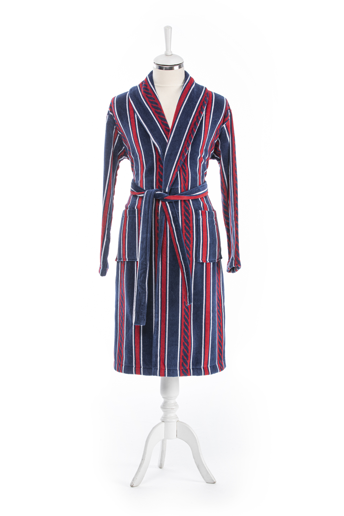 Özdilek Hawai Marin Kadife Şal Yaka Bornoz L Beden