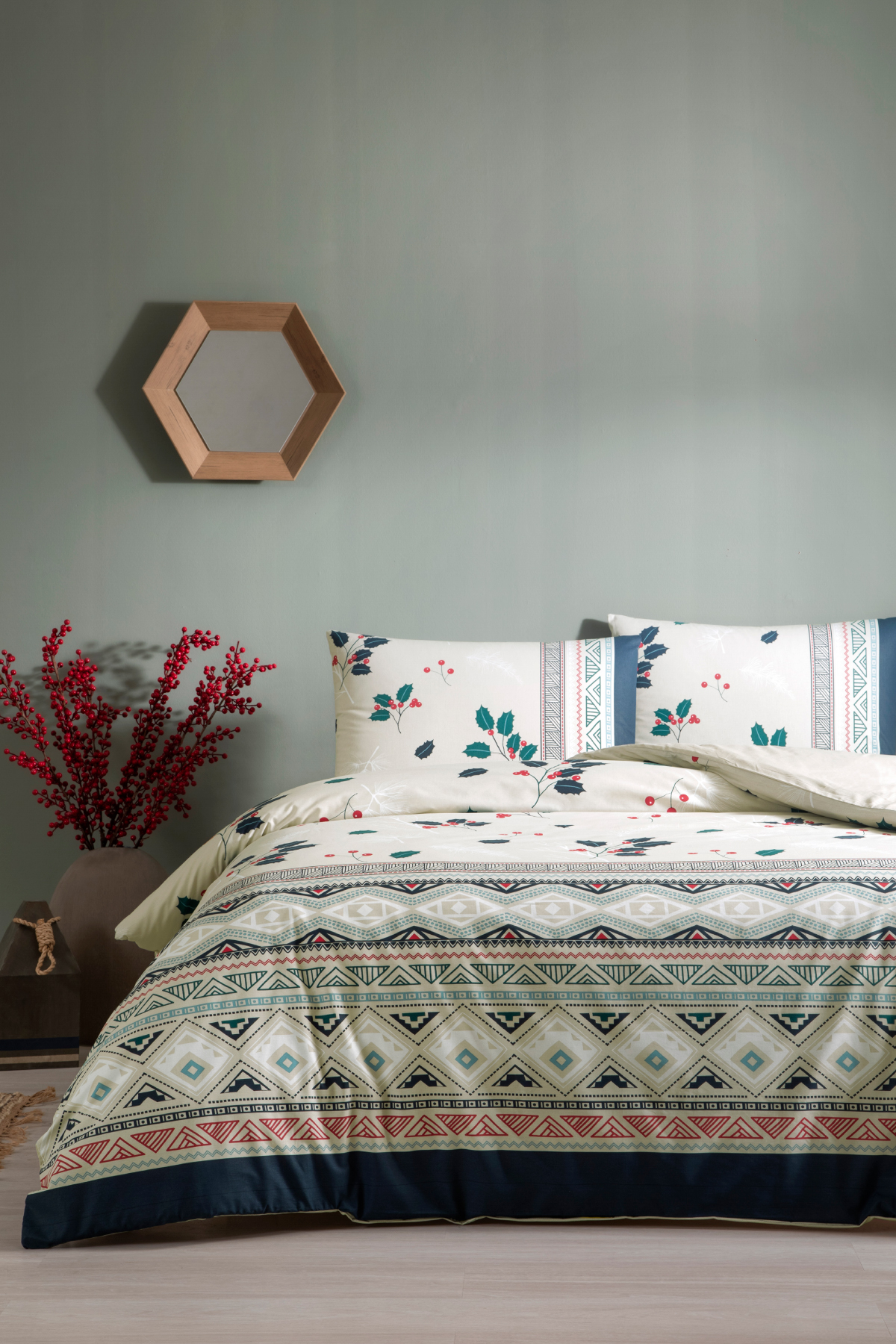 Floretta Holly Tek Kişilik Nevresim Takımı Floretta Holly Tek Kişilik Nevresim Takımı