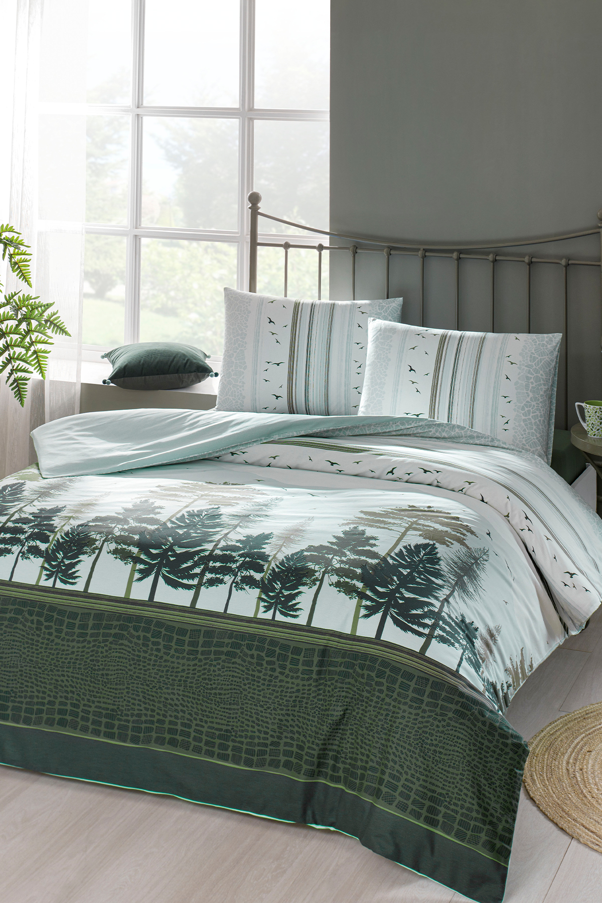 Floretta Cedrus Çift Kişilik Nevresim Takımı Floretta Cedrus Çift Kişilik Nevresim Takımı