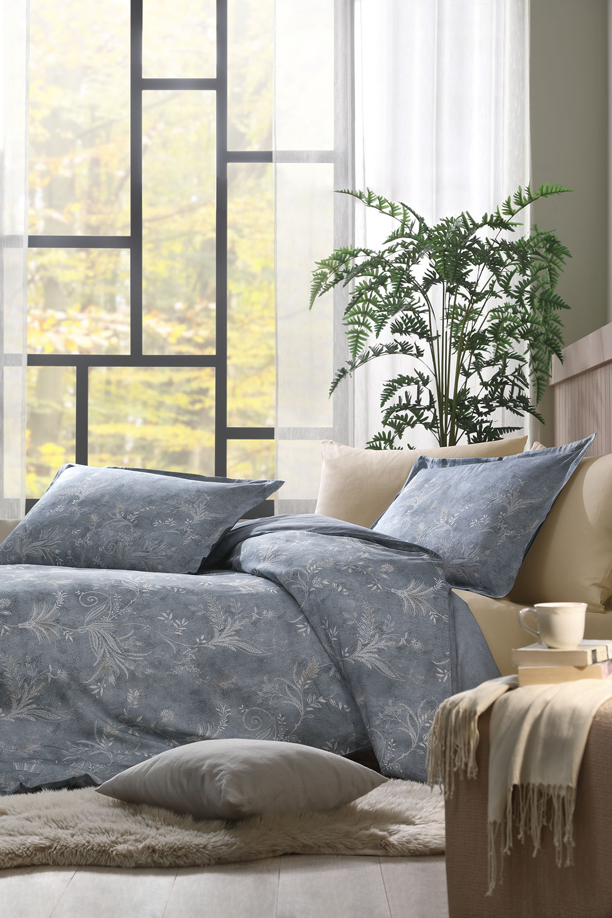 Özdilek Flor Espinal Tek Kişilik Nevresim Takımı