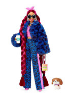 Barbie Extra Pembe Bandanalı Bebek HHN09