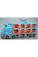 Oyuncak Kutulu Yarış Pistli Taşıyıcı Tır 45CM