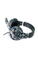 Mf Product Strike 0539 Kulakustu Kamuflajlı Gamıng Siyah