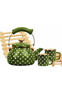 Bambum Pera Çay Seti Yeşil
