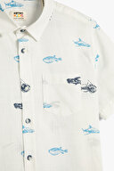 Koton Erkek Çocuk Gömlek 3SKB60042TW