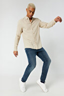 Loft Erkek Gömlek LF2027530 BEI