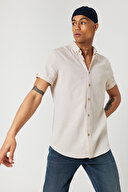 Loft Erkek Kısa Kol Gömlek LF2031830 BEI