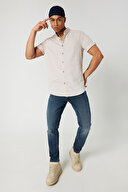 Loft Erkek Kısa Kol Gömlek LF2031830 BEI