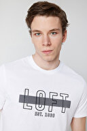 Loft Erkek Tişört LF2028000 WHT