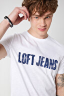 Loft Erkek Tişört LF2031638 WHT