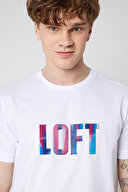 Loft Erkek Tişört LF2031895 WHT