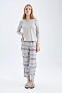Defacto Kadın Pijama Takımı X9098AZTR