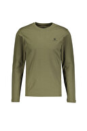 Lumberjack Erkek Sweatshirt BASIC CT120 HAKİ