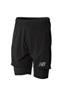 New Balance Erkek Şort MPS3137-BK