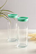 Paşabahçe Breakfast Saklama Kabı 2'li 1230 Cc Yeşil