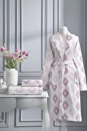 Özdilek Bouche Şal Yaka Kadife Bornoz L Beden