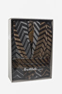 Özdilek Hawai Eclectic Kadife Şal Yaka Bornoz XL Beden