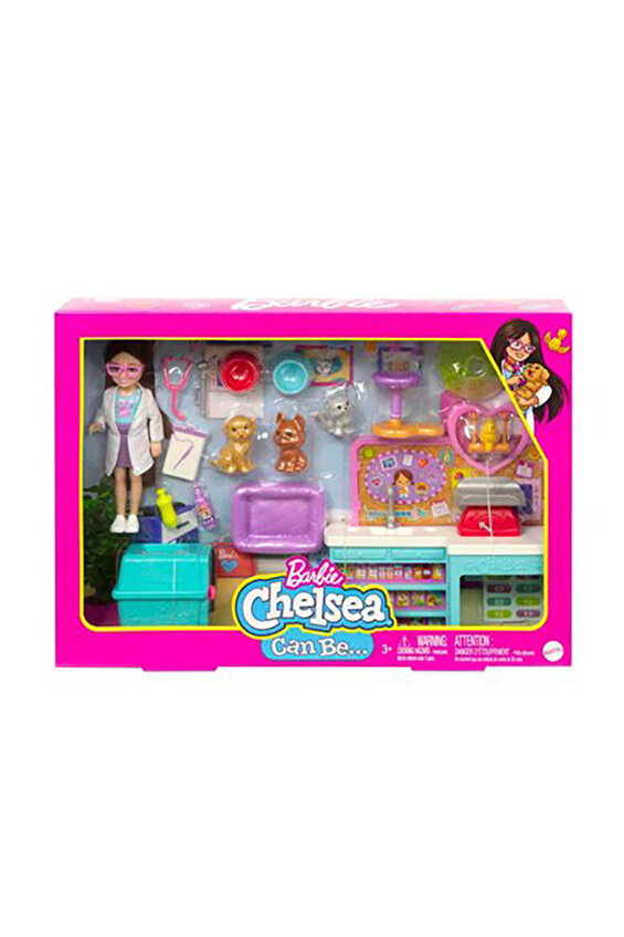 Barbie Chelsea Meslekleri Öğreniyor Veteriner Oyun Seti Barbie Chelsea Meslekleri Öğreniyor Veteriner Oyun Seti
