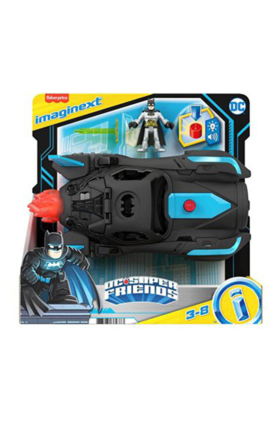 Oyuncak Imaginext DC Super Friends Işıklı Ve Sesli Batmobil HGX96 Oyuncak Imaginext DC Super Friends Işıklı Ve Sesli Batmobil HGX96