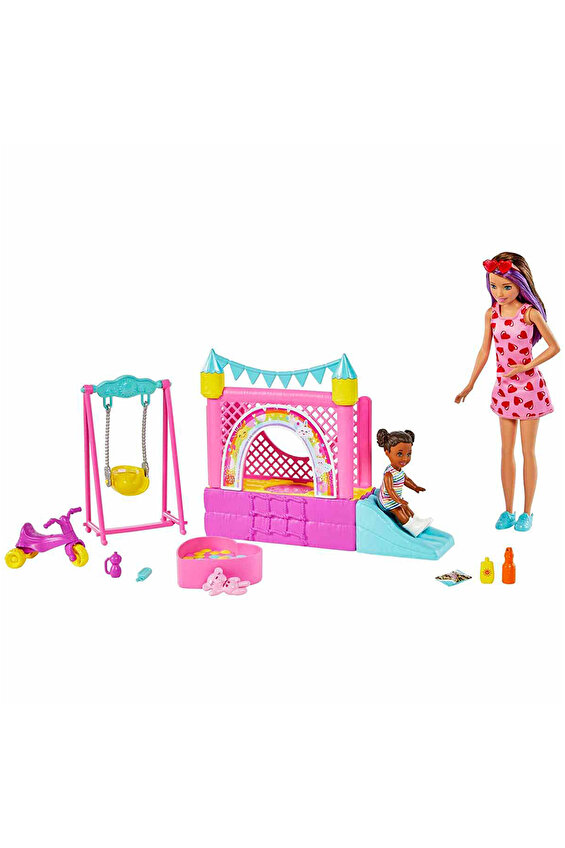 Barbie Bebek Bakıcısı Skipper Oyun Evi Seti Barbie Bebek Bakıcısı Skipper Oyun Evi Seti