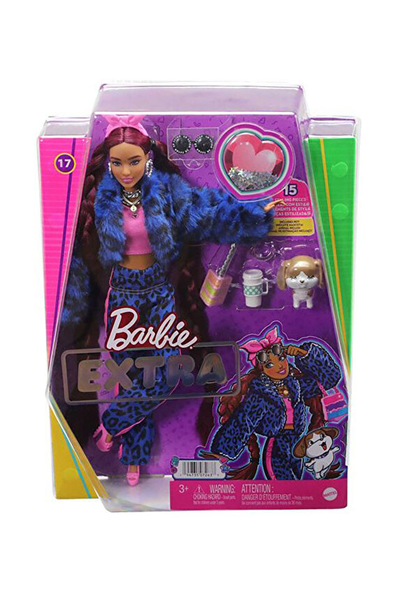 Barbie Extra Pembe Bandanalı Bebek HHN09 Barbie Extra Pembe Bandanalı Bebek HHN09