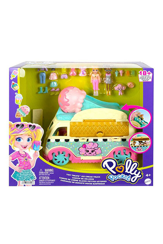 Polly Pocket Minik Lezzetler Dondurma Arabası Polly Pocket Minik Lezzetler Dondurma Arabası