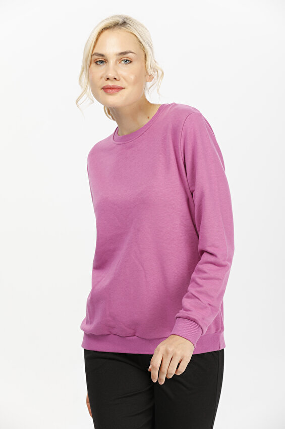 First Company Kadın Sweatshirt Ş 2224BS214001 Fuşya First Company Kadın Sweatshirt Ş 2224BS214001 Fuşya