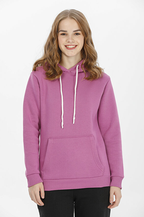 First Company Kadın Sweatshirt 2224BS214001.Ş Fuşya First Company Kadın Sweatshirt 2224BS214001.Ş Fuşya