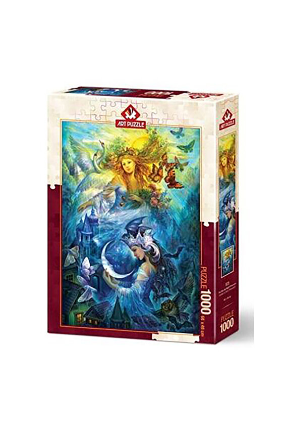 Art Puzzle Gündüz Ve Gece Prensesleri 1000 Parça Art Puzzle Gündüz Ve Gece Prensesleri 1000 Parça