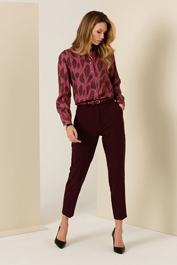 Pierre Cardin Kadın Pantolon 1523337 VR014 Kırmızı Pierre Cardin Kadın Pantolon 1523337 VR014 Kırmızı