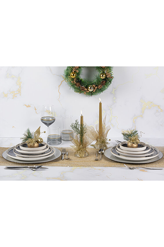 Ar Yıldız Ambrosia Porselen Yemek Takımı 24 Parça Ar Yıldız Ambrosia Porselen Yemek Takımı 24 Parça