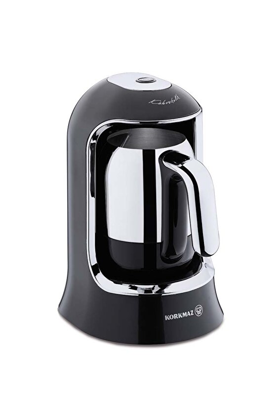 Korkmaz Kahvekolik Siyah/Krom Otomatik Kahve Makinesi A860-07 Korkmaz Kahvekolik Siyah/Krom Otomatik Kahve Makinesi A860-07