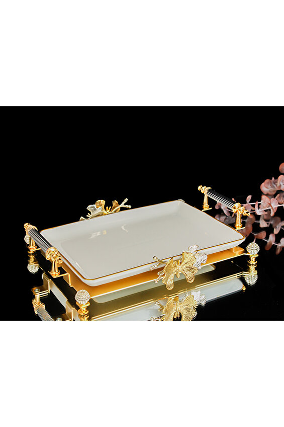 Sembol Porselen Dikdörtgen Sunumluk 20x28x6 cm Sembol Porselen Dikdörtgen Sunumluk 20x28x6 cm