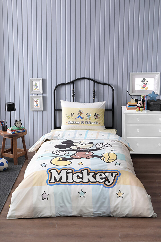 Özdilek Mickey Mouse Star Tek Kişilik Disney Lisanslı Lastikli Fitted Çarşaf Çocuk Nevresim Takımı Özdilek Mickey Mouse Star Tek Kişilik Disney Lisanslı Lastikli Fitted Çarşaf Çocuk Nevresim Takımı