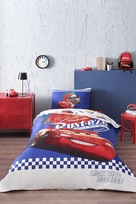 Özdilek Cars Cyber Tek Kişilik Disney Lisanslı Lastikli Fitted Çarşaf Kapitone Çocuk Nevresim Takımı Özdilek Cars Cyber Tek Kişilik Disney Lisanslı Lastikli Fitted Çarşaf Kapitone Çocuk Nevresim Takımı