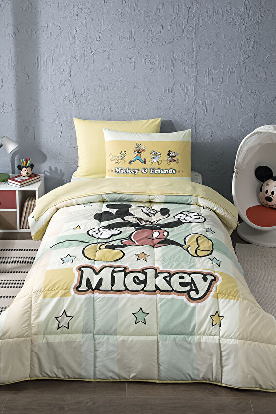 Özdilek Mickey Mouse Star Tek Kişilik Disney Lisanslı Lastikli Fitted Çarşaf Çocuk Uyku Seti Özdilek Mickey Mouse Star Tek Kişilik Disney Lisanslı Lastikli Fitted Çarşaf Çocuk Uyku Seti