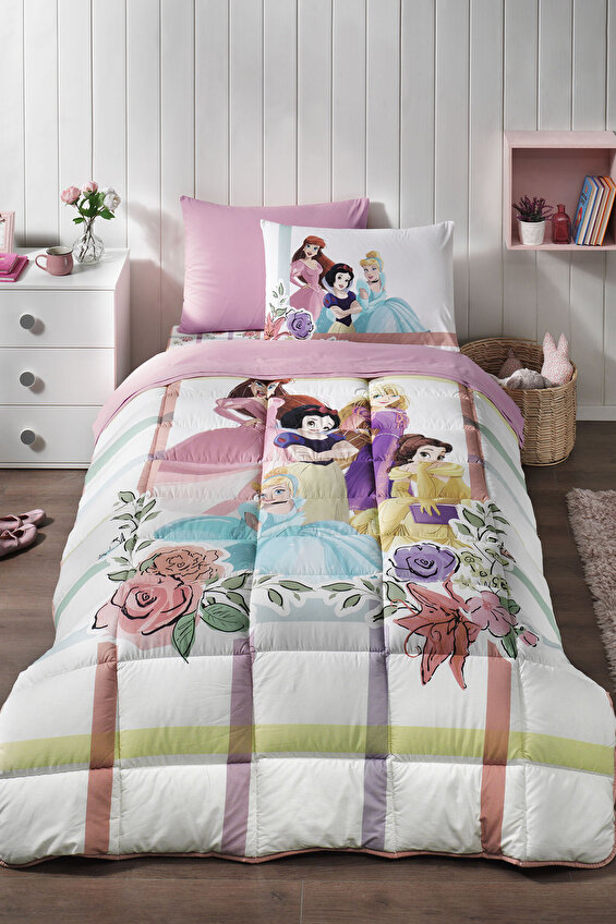 Özdilek Princess Flowers Tek Kişilik Disney Lisanslı Lastikli Fitted Çarşaf Çocuk Uyku Seti Özdilek Princess Flowers Tek Kişilik Disney Lisanslı Lastikli Fitted Çarşaf Çocuk Uyku Seti