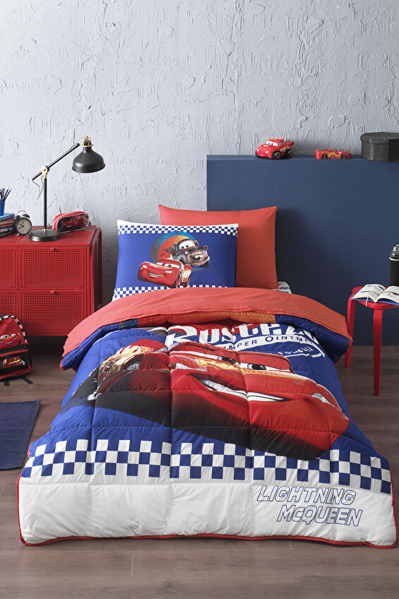 Özdilek Cars Cyber Tek Kişilik Disney Lisanslı Lastikli Fitted Çarşaf Çocuk Uyku Seti Özdilek Cars Cyber Tek Kişilik Disney Lisanslı Lastikli Fitted Çarşaf Çocuk Uyku Seti