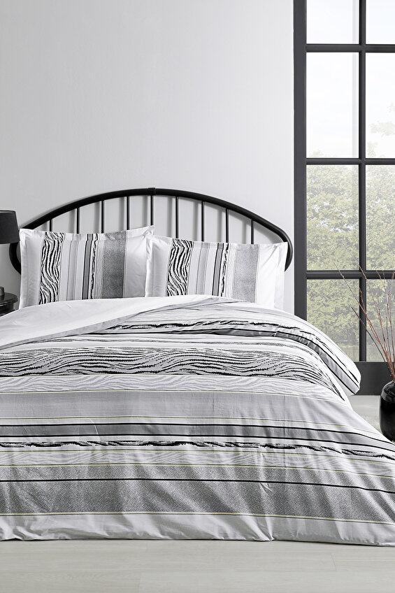 Özdilek Grise Battal Boy Nevresim Takımı Özdilek Grise Battal Boy Nevresim Takımı