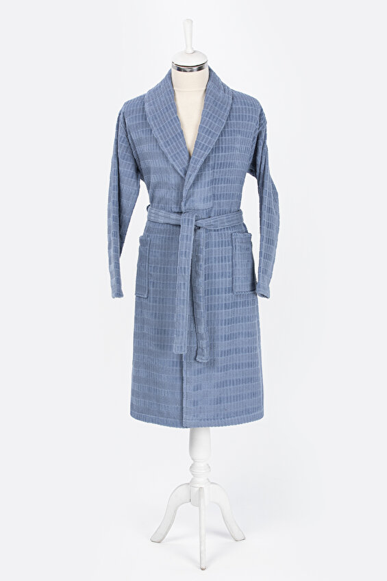 Özdilek Erkek LAND SALYAKA BORNOZ L INDIGO KDF LAND KADIFE ŞAL YAKA BORN Açık ındıgo  Özdilek Erkek LAND SALYAKA BORNOZ L INDIGO KDF LAND KADIFE ŞAL YAKA BORN Açık ındıgo